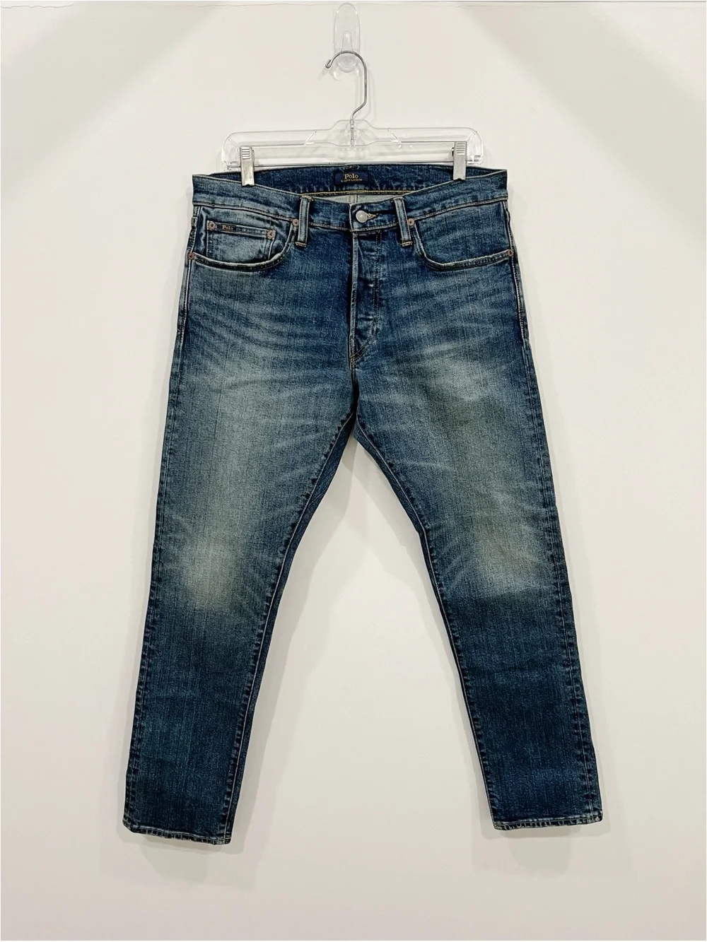 Polo Ralph Lauren Sullivan Slim Straight Jeans Men’s 32x30 Blue Wash Denim